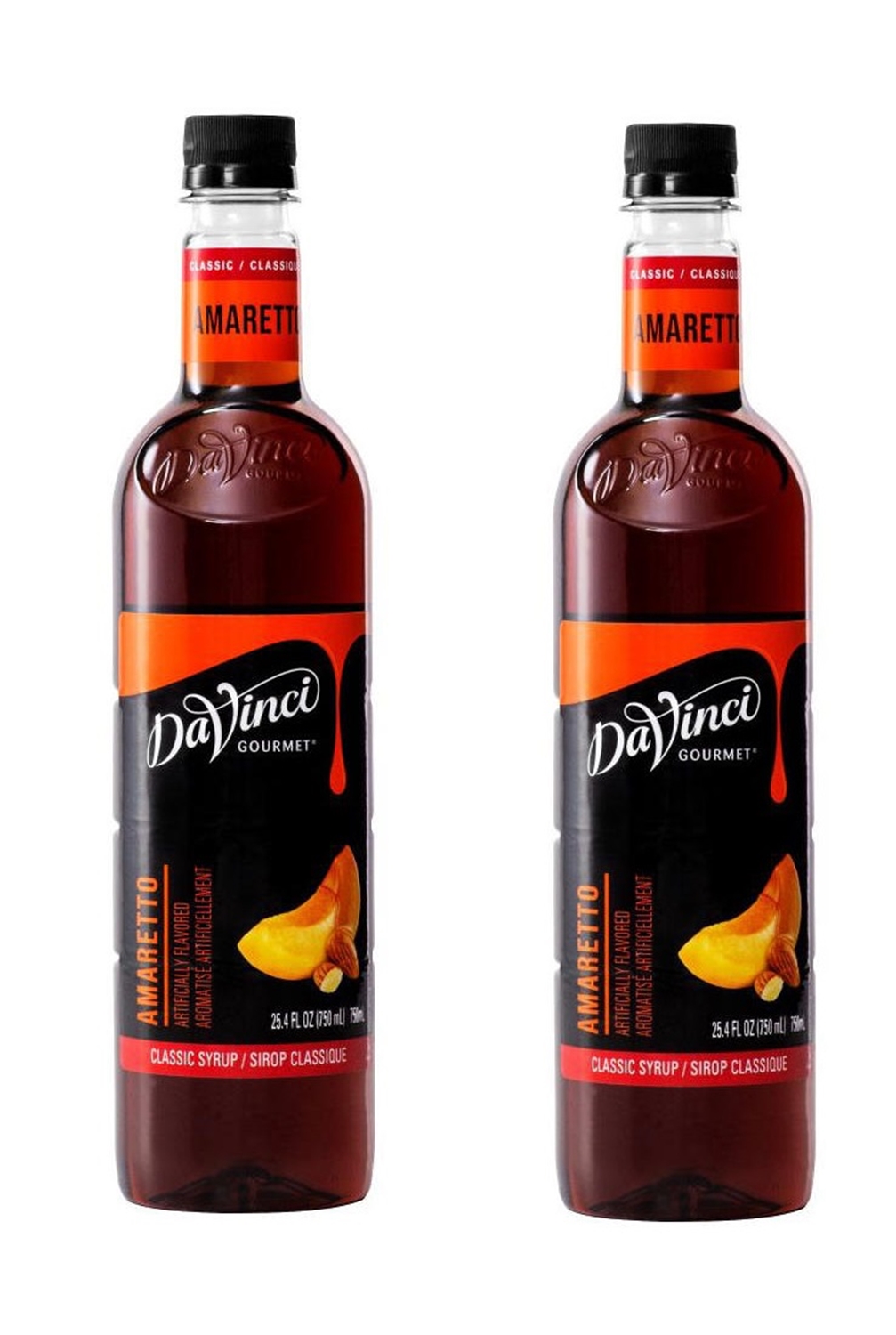 (image for) DaVinci Gourmet Amaretto Beverage Syrup 750 ml - Click Image to Close
